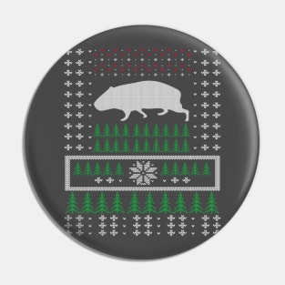 Guinea Pig Ugly Christmas Sweater Gift Pin