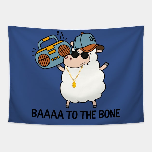 Baa to the Bone Tapestry by Unique Treats Designs