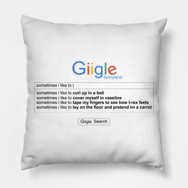 Sometimes I like Pillow by i2studio