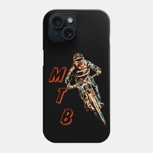 mountain bike enduro downhill Phone Case