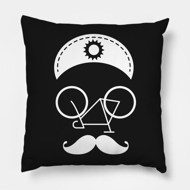 mustache Pillow by reigedesign