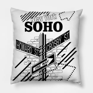 SoHo, New York Pillow