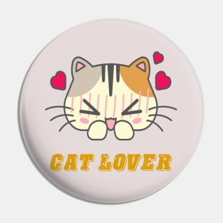 Lovely Cat face Pin