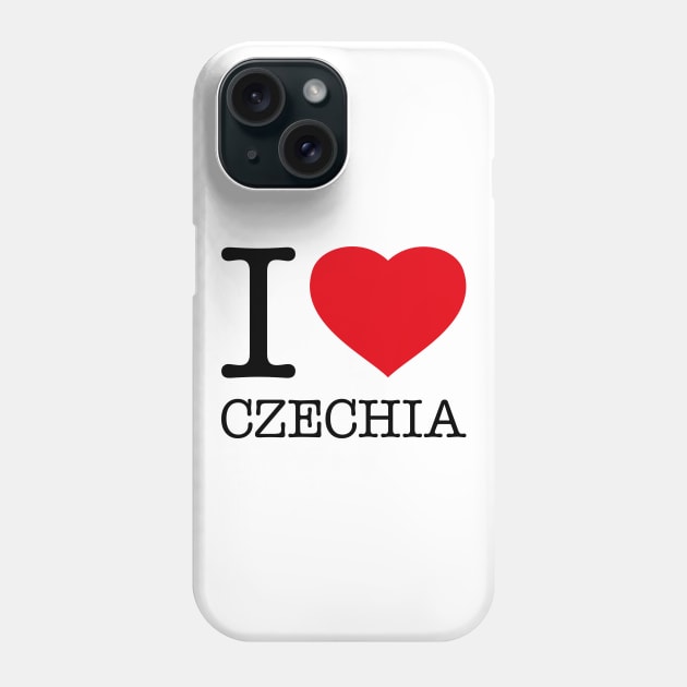 I LOVE CZECHIA Phone Case by eyesblau