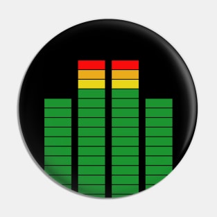 Peak and RMS - Sound Analyzer - Music Production and Engineering Pin