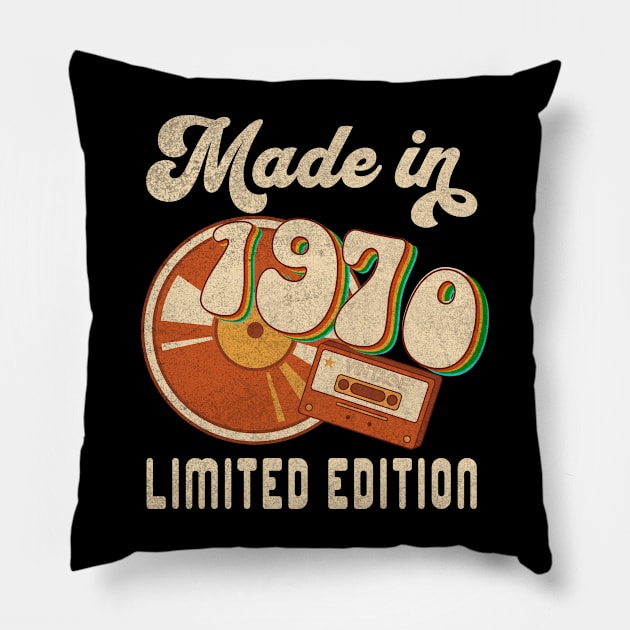 Made in 1970 Limited Edition Pillow by Bellinna