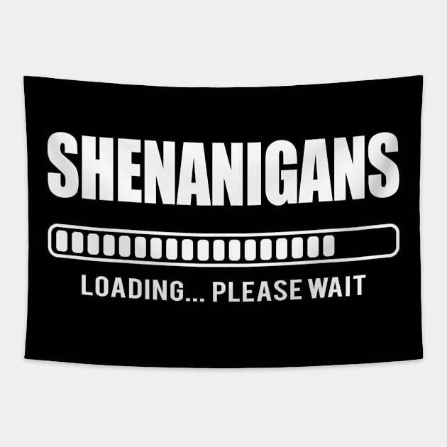 Shenanigans Loading Please Wait Tapestry by adik