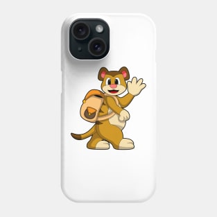 Meerkat with Backpack Phone Case