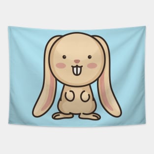 Cute Baby Rabbit Cartoon Tapestry