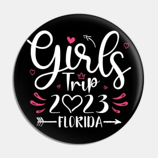 Girls Trip 2023 Shirt Weekend Summer Vacay Lover Girls Trip Pin