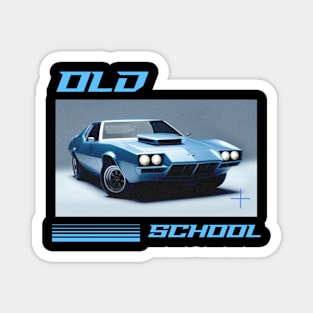 Old School Car Magnet