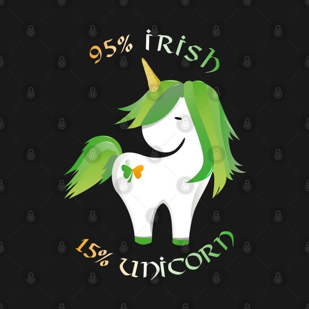 St Patrick's Day Unicorn by colouredwolfe11