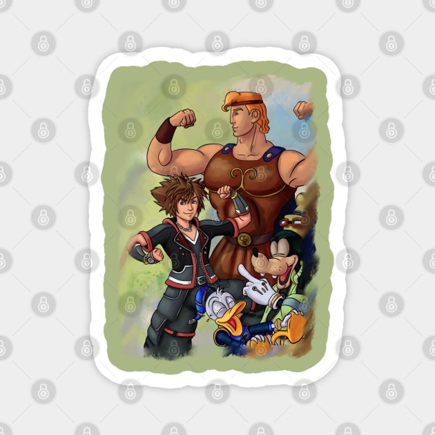 Kingdom Hearts 3 Magnet by An_dre 2B