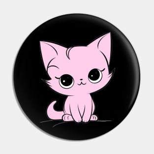 Сute  pink kitten Pin