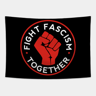 Fight Fascism Together Tapestry