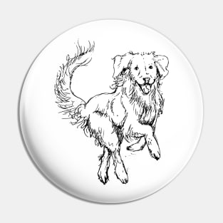 Happy Dog Pin