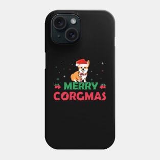 Merry Corgmas Funny Christmas Shirt Phone Case