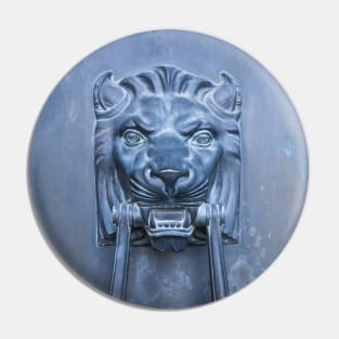 Lion Head Door Knocker Pin