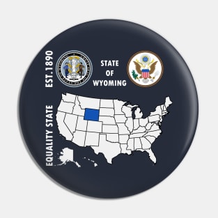 State of Wyoming Pin