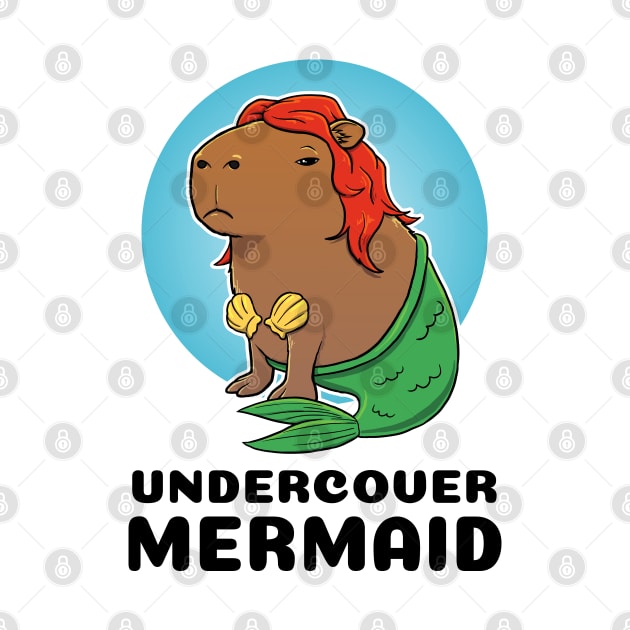 Undercover Mermaid Capybara by capydays