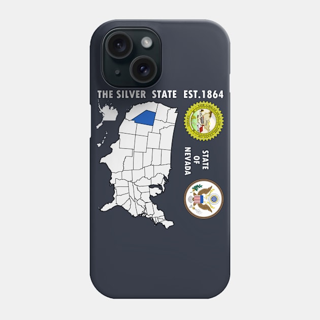 State of Nevada Phone Case by NTFGP