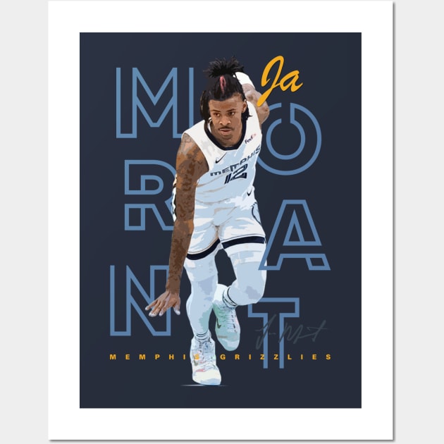 Ja Morant Poster - Memphis Grizzlies