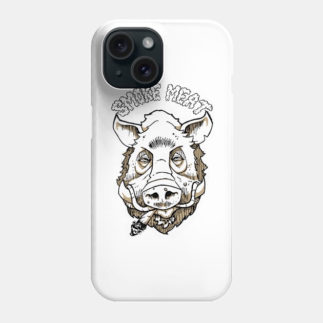 Smoke Meat Phone Case by William Gilliam