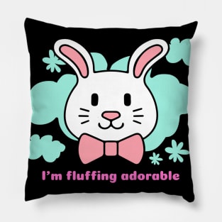 Fluffy And Adorable Bunny Pillow