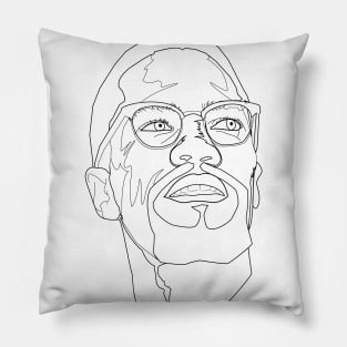 Malcolm X Pillow