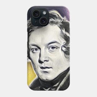 Robert Schumann Portrait | Robert Schumann Artwork 9 Phone Case