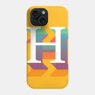 Letter H Phone Case