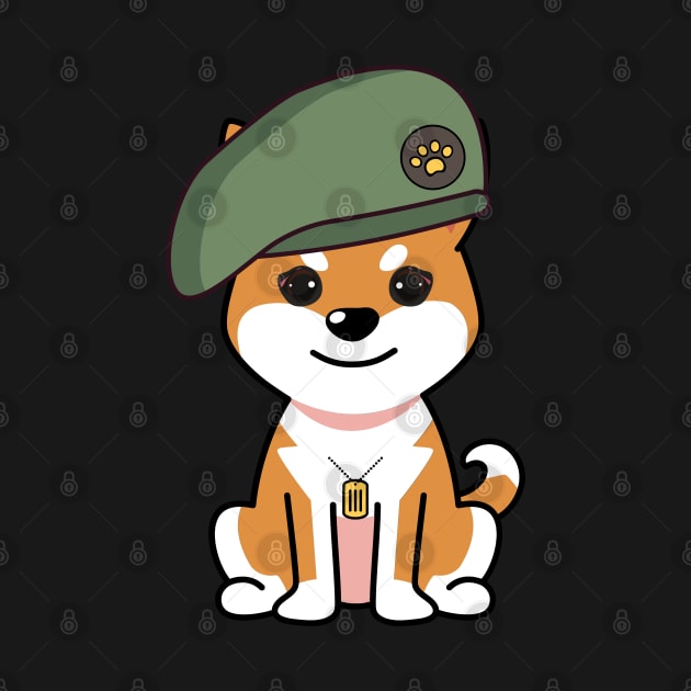 Green Beret orange dog by Pet Station