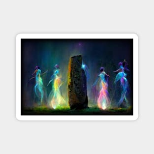 Standing stones fairies 9 Magnet