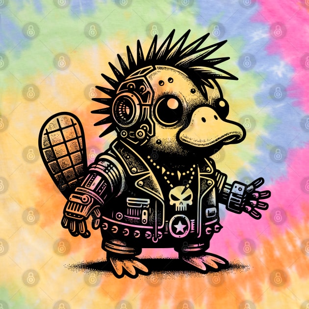 Gothic Punk Platypus by DreamSage