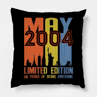 May 2004 20 Years Of Being Awesome Limited Edition Pillow