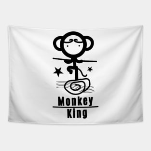 Monkey King - Black Tapestry