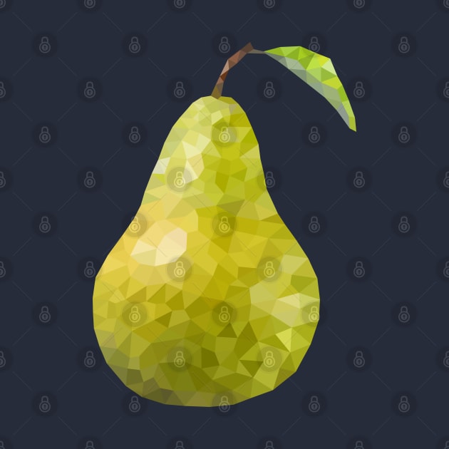 Low poly pear by XINNIEandRAE