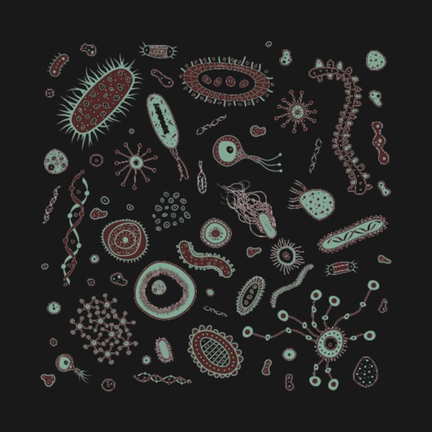 Microbiology parasites molecular biology pattern by MoPaws