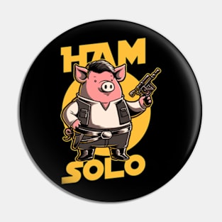 Space Captain Pig Smuggler Pin