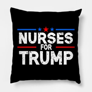 Nurses For Trump President Election 2024 Pillow