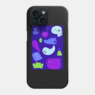 Halloween Witch - Necromancer Themed Pattern Phone Case