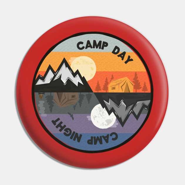 camp day camp night Pin by Mint Tees