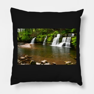 Four Falls Trail, Powys, Wales Pillow