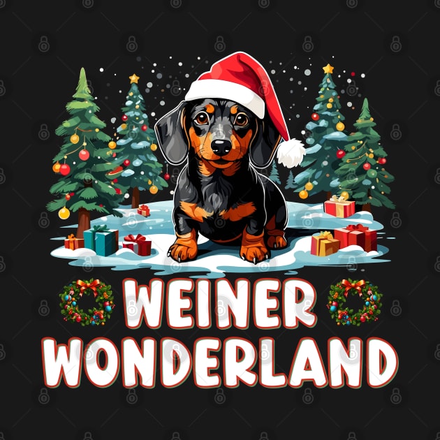 Weiner Wonderland - Funny Dog Christmas by eighttwentythreetees