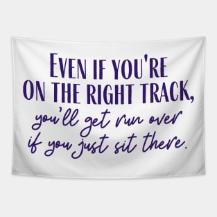 The Right Track Tapestry