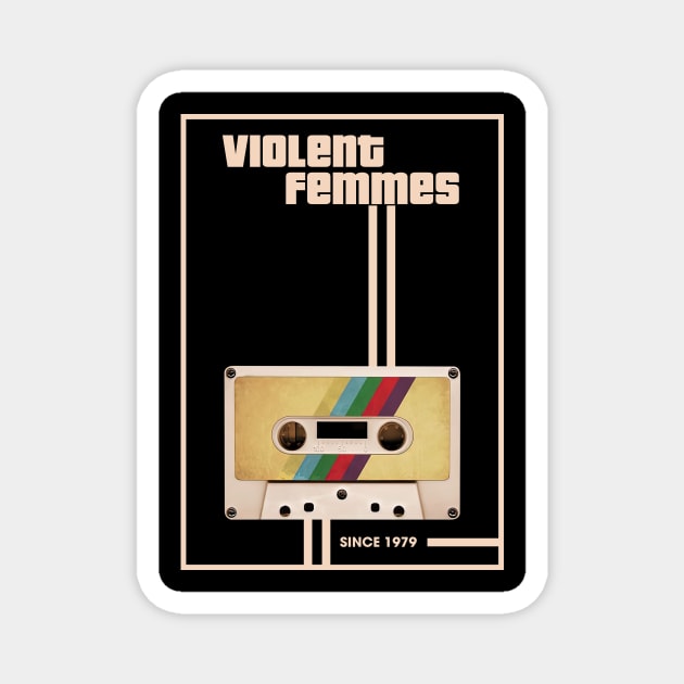 Violent Femmes Music Retro Cassette Tape Magnet by Computer Science