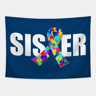 Autism Sister Tapestry