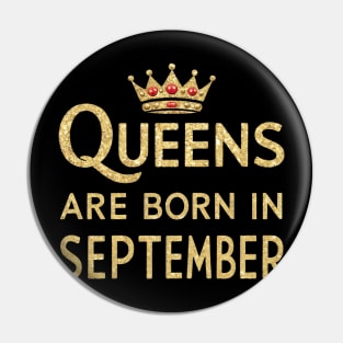 Queen Are Born In September Pin