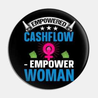 Cashflow Empower Woman Pin