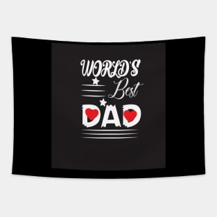 World's BEST DAD Tapestry